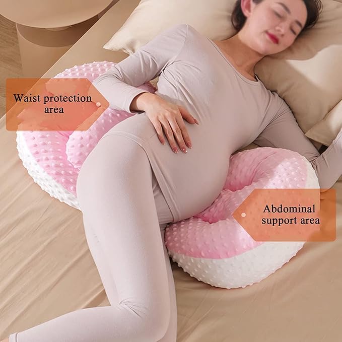 JENY JENY Pregnancy Pillow for Pregnant Women with Removable,Adjustable Maternity Pillow,Pregnant Women, Pregnancy Pillow Support for Abdomen,Back,Pregnancy Special Products (Sky Blue) - Image 2