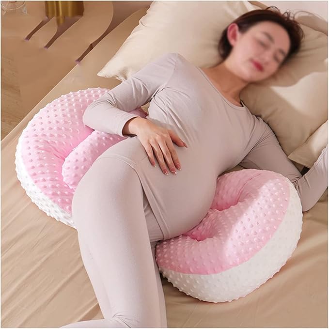 JENY JENY Pregnancy Pillow for Pregnant Women with Removable,Adjustable Maternity Pillow,Pregnant Women, Pregnancy Pillow Support for Abdomen,Back,Pregnancy Special Products (Sky Blue) - Image 4