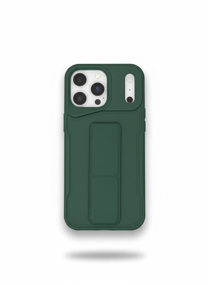 Magsafe For iPhone 17 Pro Max 6.9" MagSafe GREEN SlimPhone Cover which comes with phone holder and lanyard - Image 1