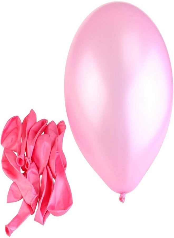 BK BK Salux Natural Rubber Latex Balloons 100 Pieces - 9in - Pearl Pink 