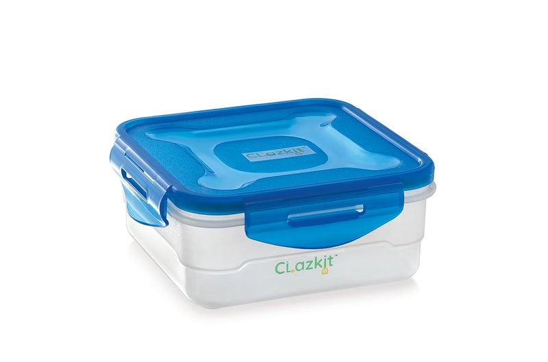 Clazkit MultiPurpose Plastic Containers with Lid for Kitchen Storage Food Grade BPA Free Leak Proof Pack Of 3 800ml - Image 2