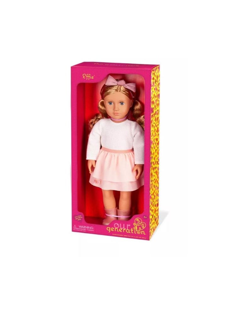 Our Generation - Our Generation - Effie Doll With Pink Skirt Outfit - Image 1