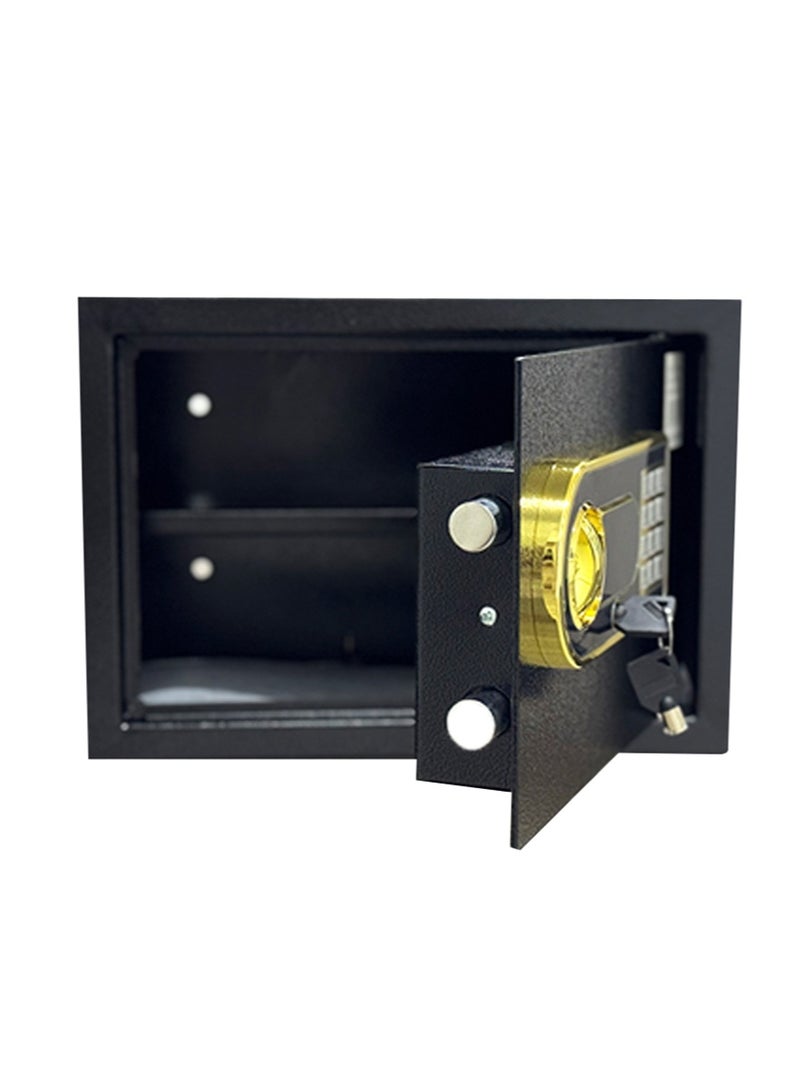 تجوري خزنة فندقية أمنية - مقاومة للحرائق نوع القفل ( لوحة أرقام دجتال + مفتاح ) مقاس 25*35*25 سم وزن 6.4 كيلو - Image 2