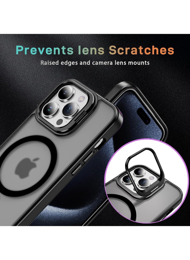 روك بو لغطاء آيفون 14 برو غطاء هاتف MagSafe مع حامل غطاء حماية نحيف مقاوم للصدمات العسكرية لهاتف iPhone 14 Pro 6.1 بوصة - Image 3