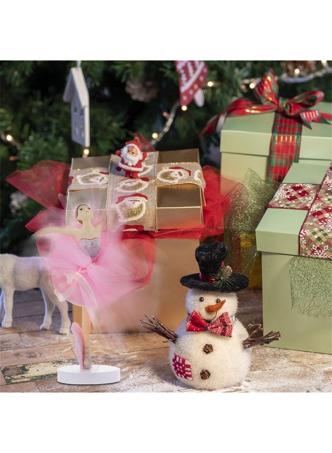 NUOBESTY 3 قطع زينة كب كيك للبنات تمثال فتاة راقصة لعيد ميلاد الفتيات لوازم حفلة الباليه - Image 5