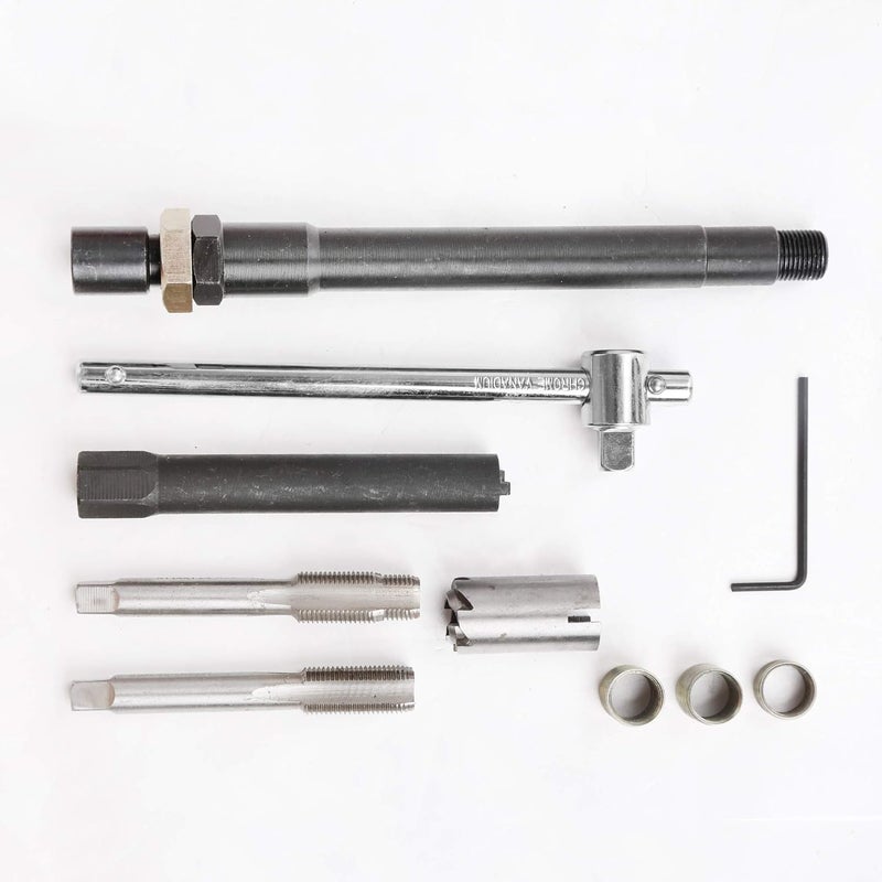 WINTOOLS 26pc Spark Plug Thread Repair Kit M14 x 1.25 with Metal Case - Image 4