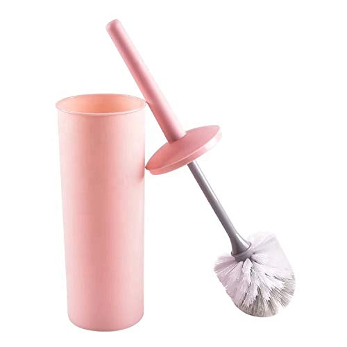 Maharsh Plastic Toilet Brush with Holder (Multicolor) (pack of 1) - Image 3
