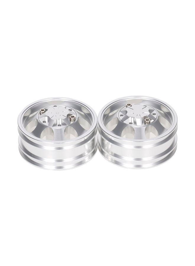 NIBEMINENT 2-Piece Trailer Front Hub 7 Spokes For 1/14 Tamiya Tractor Truck - Image 1