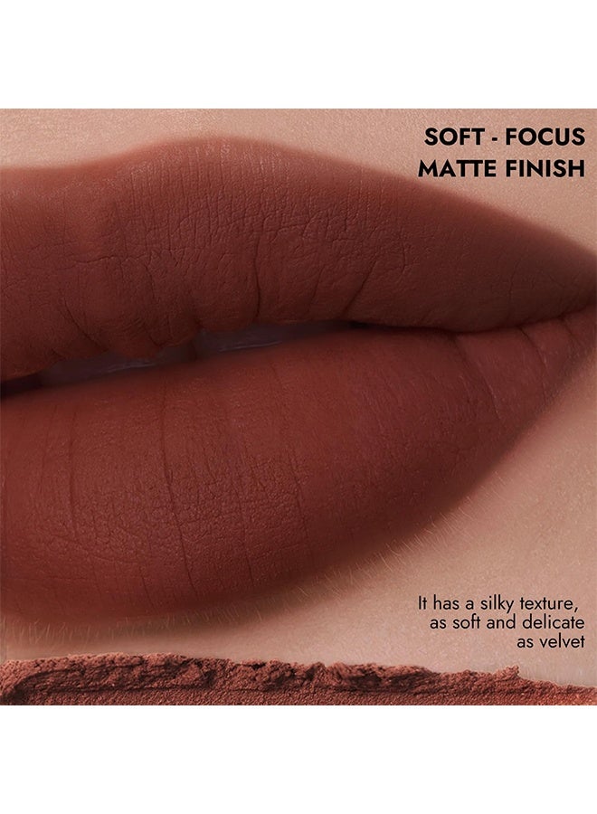 YOUNG VISION Matte Lip Cream，Velvet Matte Liquid Lipstick Long Lasting, 4-in-1 Multi-Use Brown Makeup for Lips, Blush, Eyeshadow & Contour, Smooth & Non-Drying Silky Liquid Lipstick, Buildable High Pigment | Velvet Matte, Smooth  #01 - Image 4