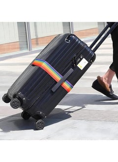 FALMER Adjustable Luggage Strap with Combination Lock Multicolor Travel Accessory (1 Pc)  - Image 4