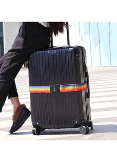 FALMER Adjustable Luggage Strap with Combination Lock Multicolor Travel Accessory (1 Pc)  - Image 5