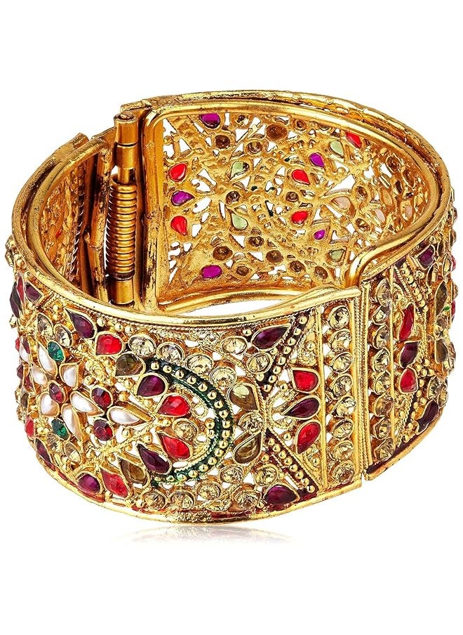 YouBella - Stylish Traditional Jewelery Gold Plated Bangle Set For Women Multi Colour Ybbn_80003 - Image 1