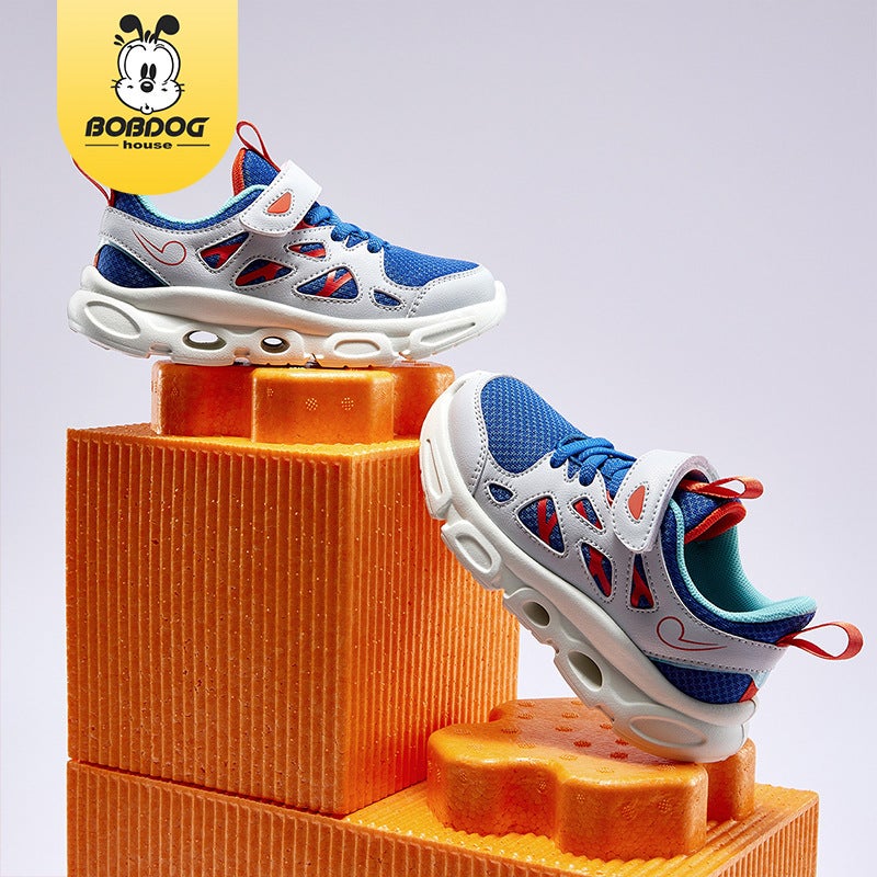 Babu Bean Children'S Running Shoes 2025 Spring New Middle And Large Children'S Mesh Sports Torre Shoes Breathable Casual Shoes - Image 2