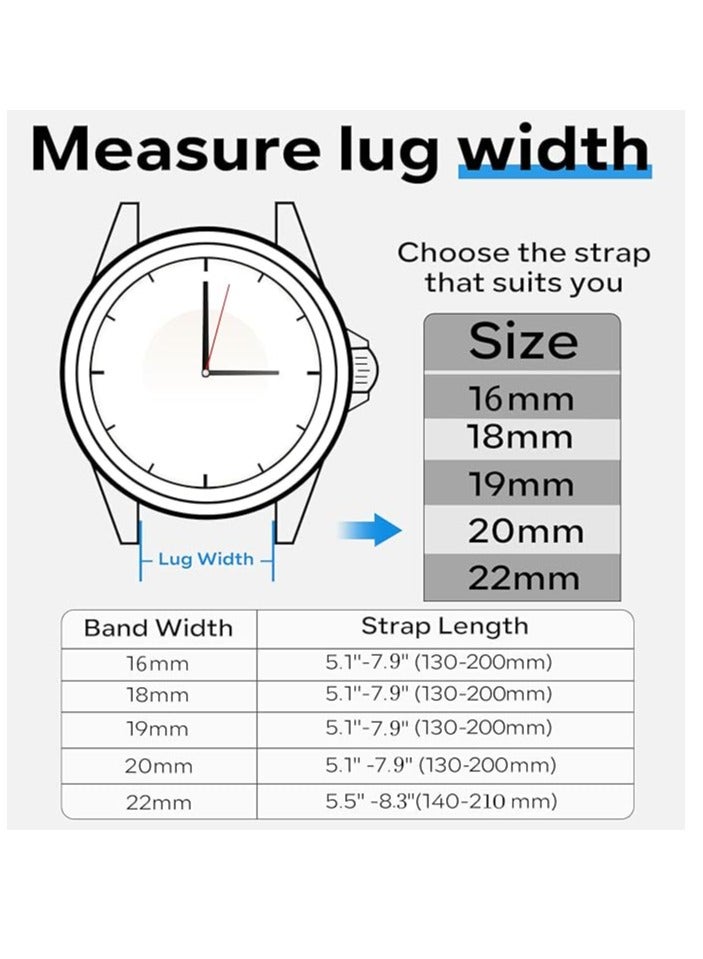 TIGER Magnetic Watch Band 16mm, 18mm, 19mm, 20mm, 22mm – Soft Silicone Sport Strap for Men & Women – Quick Release with Magnetic Folding Clasp – Skin-Friendly, Durable, and Comfortable – Perfect for Smartwatches & Traditional Watches – Green - Image 5