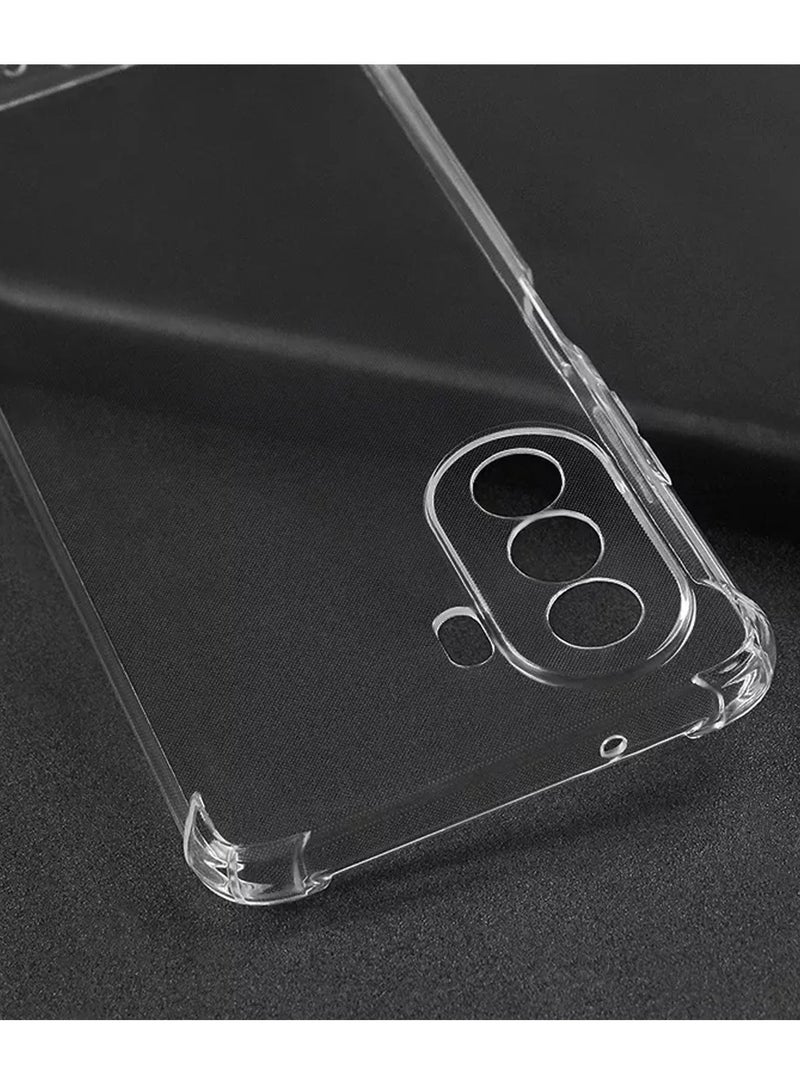 Wtech TPU Bumper Corner Case Cover For Huawei Nova Y70 / Y70 Plus 4G Clear - Image 5
