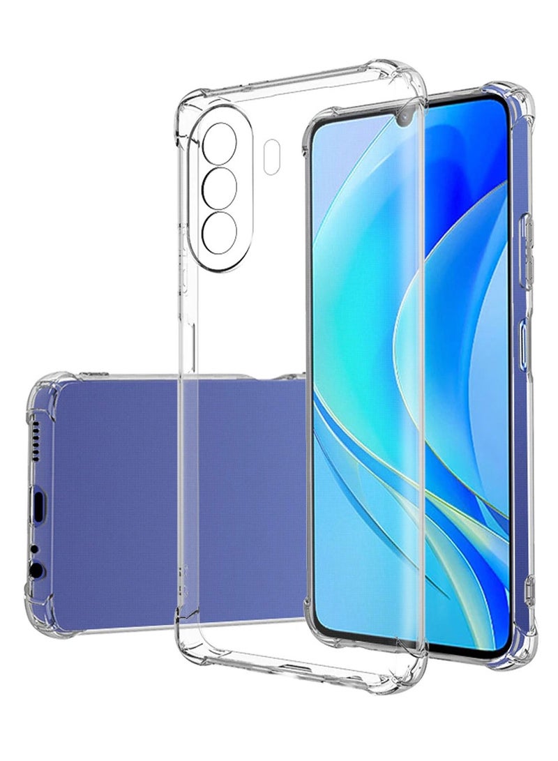 Wtech TPU Bumper Corner Case Cover For Huawei Nova Y70 / Y70 Plus 4G Clear - Image 1