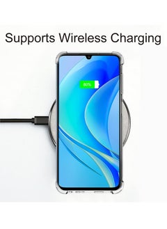 دبليو تيك جراب زاوية ممتص للصدمات TPU لهاتف Huawei Nova Y70 / Y70 Plus 4G شفاف  - Image 4