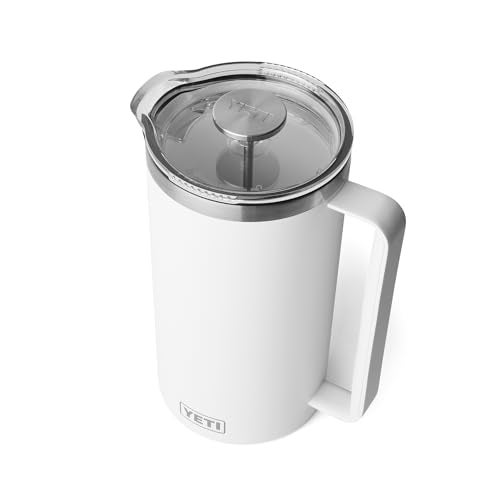 YETI Rambler 64 oz French Press Coffee Maker White - Image 1