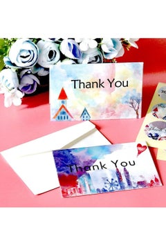 Thank You Cards Pack, 12 Pack Watercolor Thank You Greeting Cards with 12 Stickers and 12 Envelopes for All Graduation, Weddings, Occasion Birthdays Baby Showers Teachers and Wedding - pzsku/ZEB5C9746E116581720CBZ/45/_/1704697979/ea9b8f2d-6f2b-4ba3-8b88-4603287c5cab