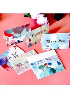 Thank You Cards Pack, 12 Pack Watercolor Thank You Greeting Cards with 12 Stickers and 12 Envelopes for All Graduation, Weddings, Occasion Birthdays Baby Showers Teachers and Wedding - pzsku/ZEB5C9746E116581720CBZ/45/_/1704697982/1999ea2c-fd68-4f0f-a920-e4e629e22883