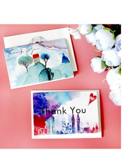 Thank You Cards Pack, 12 Pack Watercolor Thank You Greeting Cards with 12 Stickers and 12 Envelopes for All Graduation, Weddings, Occasion Birthdays Baby Showers Teachers and Wedding - pzsku/ZEB5C9746E116581720CBZ/45/_/1704697983/8d2b9c8e-bffa-4d94-ad70-9967e0477482