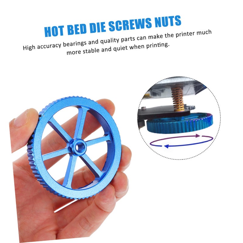 طقم صواميل ضبط مستوى سرير التسخين لطابعة ثلاثية الأبعاد بدقة عالية لطابعة Ender 3 - Image 4