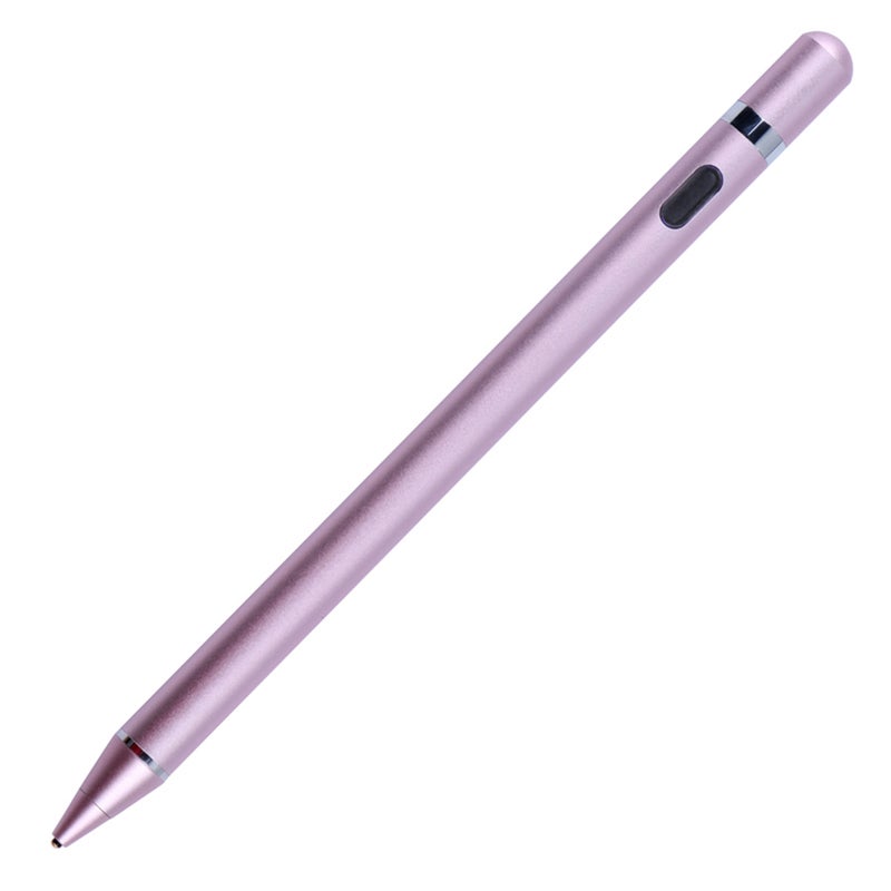 Capacitive Stylus Pen: Rose Gold Elastic Pure Copper Tip - Sensitive Precise No BT Connection - Power Saving Auto Power Off for iOS Android Windows Touchscreen Drawing Working Gaming - Image 1