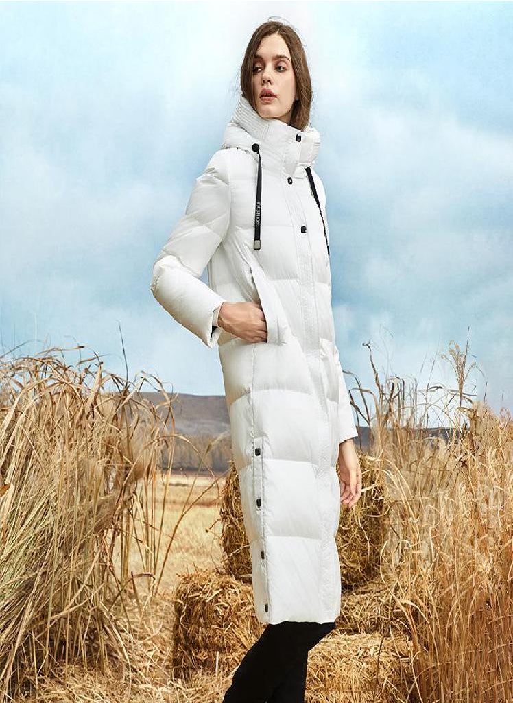 Eckek - JAZZEVAR Winter Extended Cotton Coat Solid Warm Outdoor Casual Cotton CoatHooded Cotton Jacket - Image 1