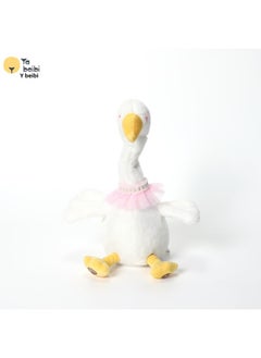 Generic Electric Pet Repeat Duck SWAN Children's Electric Toys Dancing Plush Toys Manufacturers Wholesale-Color:JM-2030 Swan-Specifications:No Battery Required  - Image 1