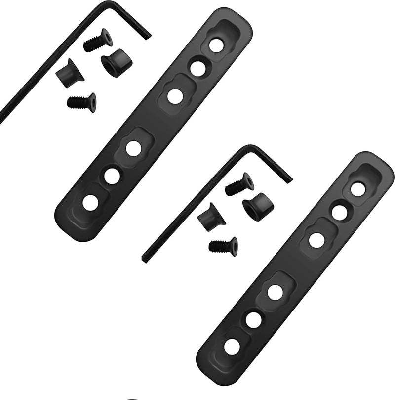 Gotical Keymod to Mlok Adapter Converter Rail Section Keymod to Mlok Converter 3 Inch (Pack of 2) - Image 1