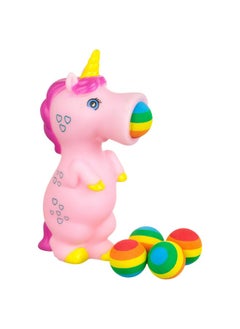 Expressions 1Pc Foam Ball Popper Toy - Squeeze & Launch Unicorn Toy W/ Foam Balls Included - Animal Ball Shooting Squishy Toy, Toddler Toys  - Image 1