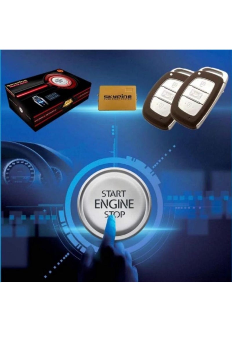 Skypine Hyundai fingerprint system with smart entry PKE - Image 3