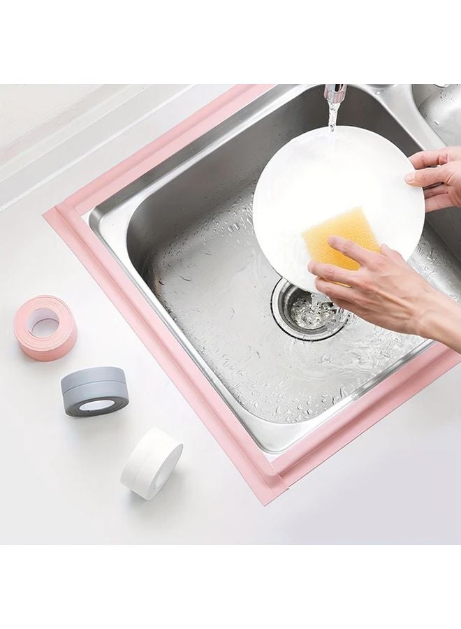 Brown PVC Self Adhesive Sealing Tape 1 5x125 Inch for Bathroom Kitchen Sink Countertop Leak Proof - Image 4
