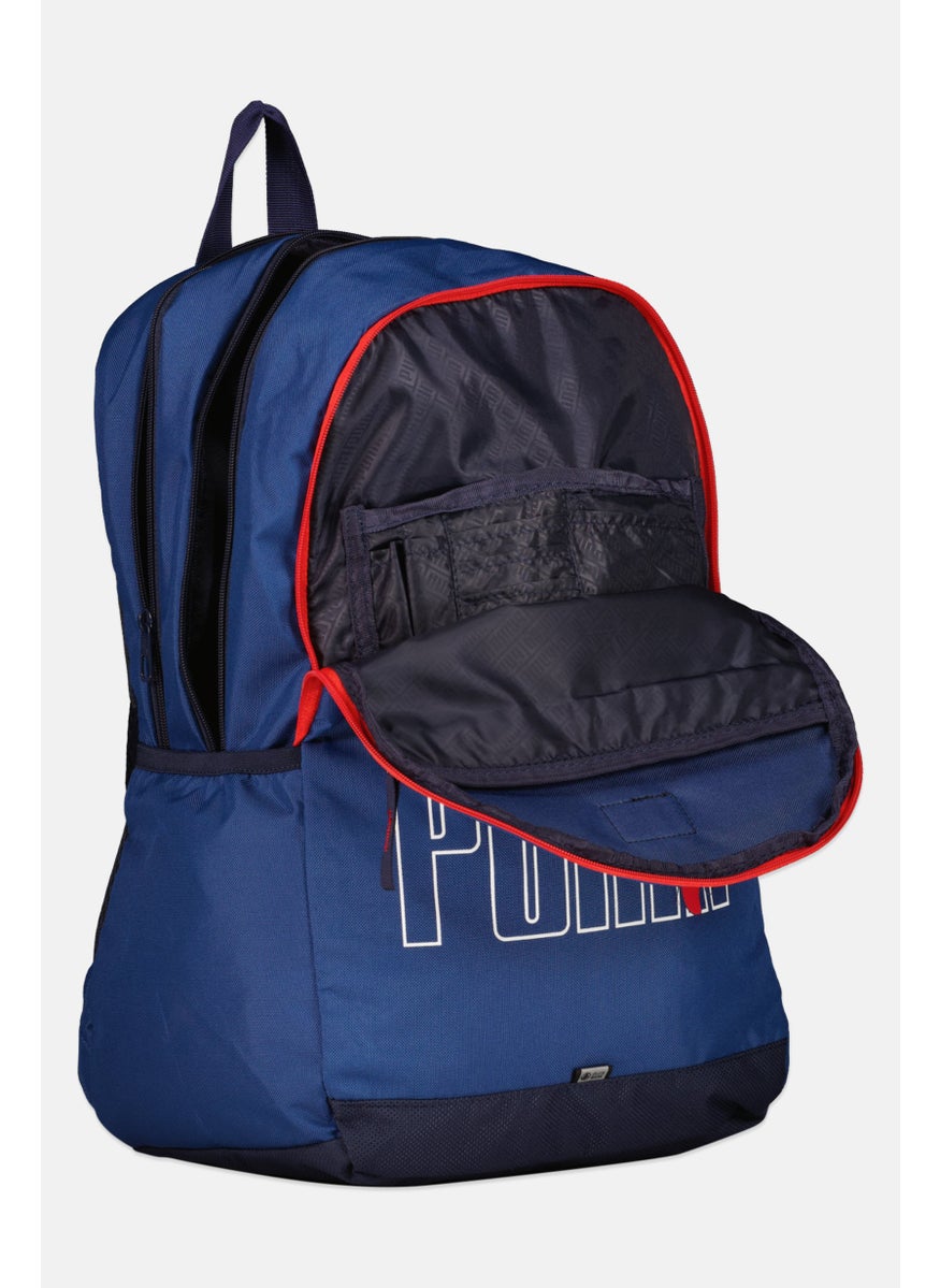 PUMA Men Brand Logo Back Pack, Blue  - Image 3