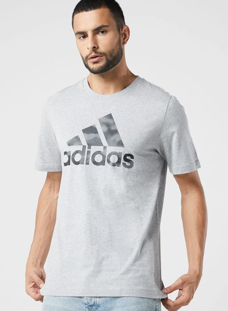 Adidas Camo Logo T-Shirt