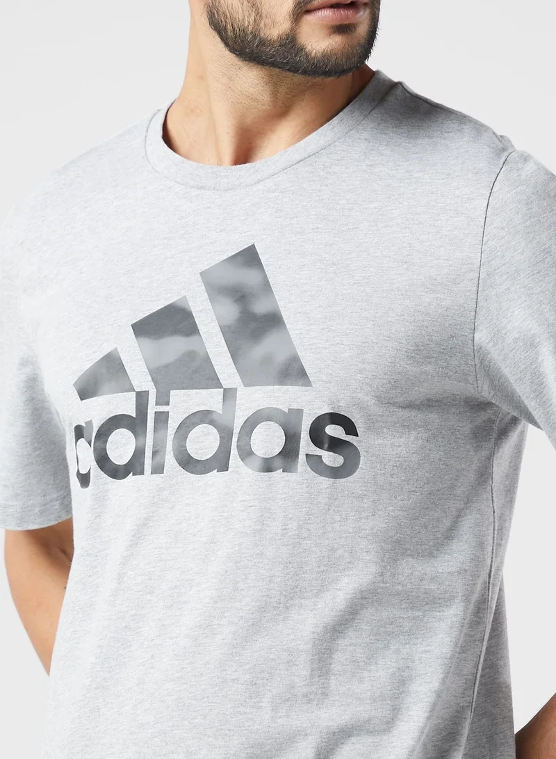 Adidas Camo Logo T-Shirt