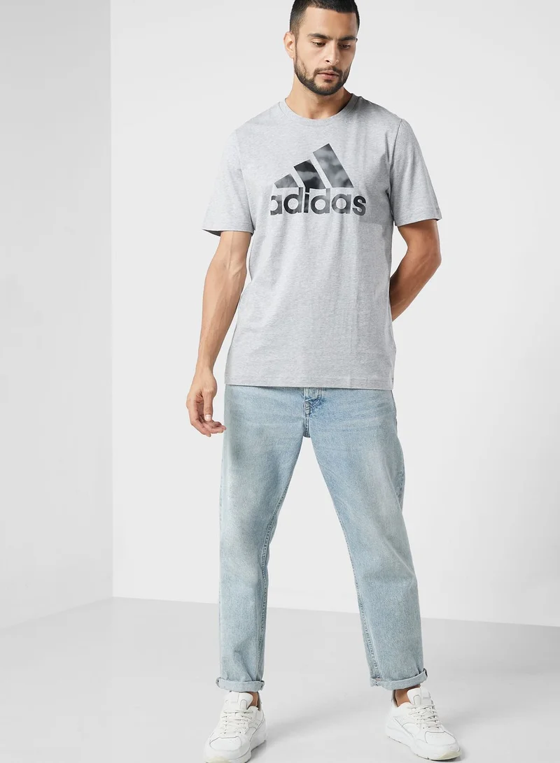 Adidas Camo Logo T-Shirt