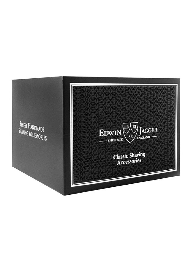 Edwin Jagger وعاء حلاقة من البورسلين بحافة فضية - Image 2