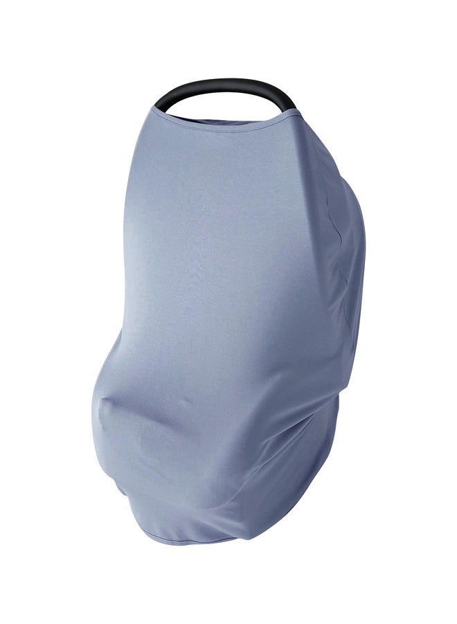 PurComfy Baby Car Seat Cover, Supersoft Bamboo Viscose Carseat Cover for Infant Boys & Girls, Breathable Multi-Use Breastfeeding Covers, Canopy for Carrier, Stroller, Shopping Cart & High Chair - Image 1