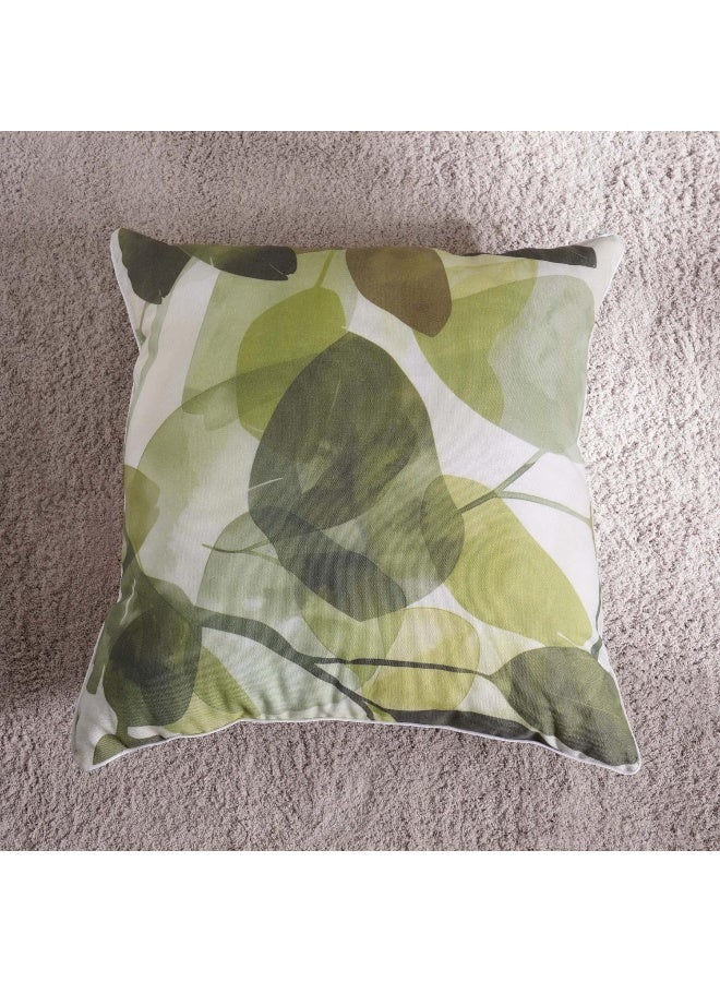 Pan Home Lunaria Printed Filled Cushion 50x50cm-Green - 123FBR9901271 - Image 2