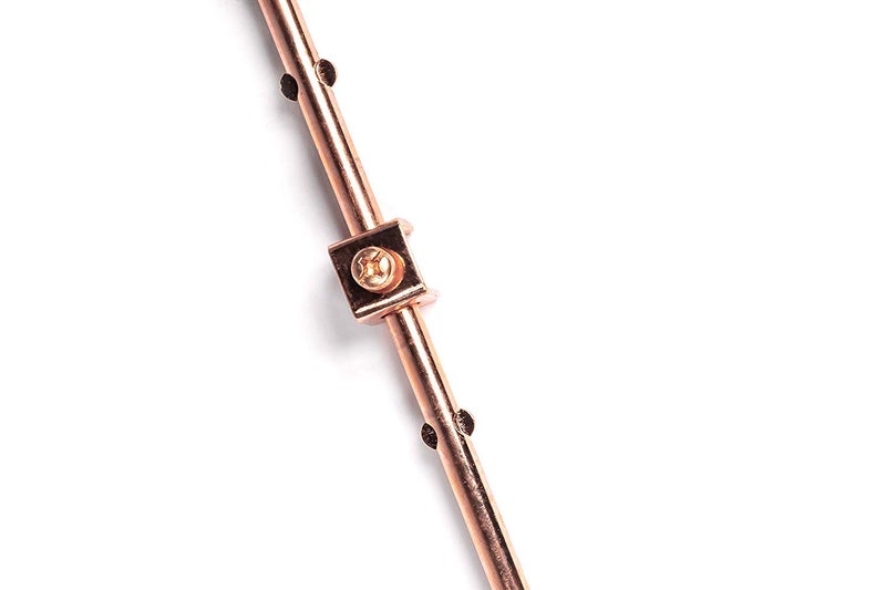 THE CIMPLE CO 4-Foot Copper Grounding Rod - 3/8" Diameter - Includes Ground Rod Clamp - For Electric Fences, Antennas, Satellite Dishes, and Other Grounding and Bonding Needs - Set of 1 - Image 5