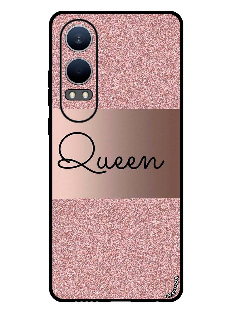 Theodor Protective Case Anti Scratch Shock Proof Bumper Cover For OnePlus Nord CE4 Lite Queen Glitters - Image 1