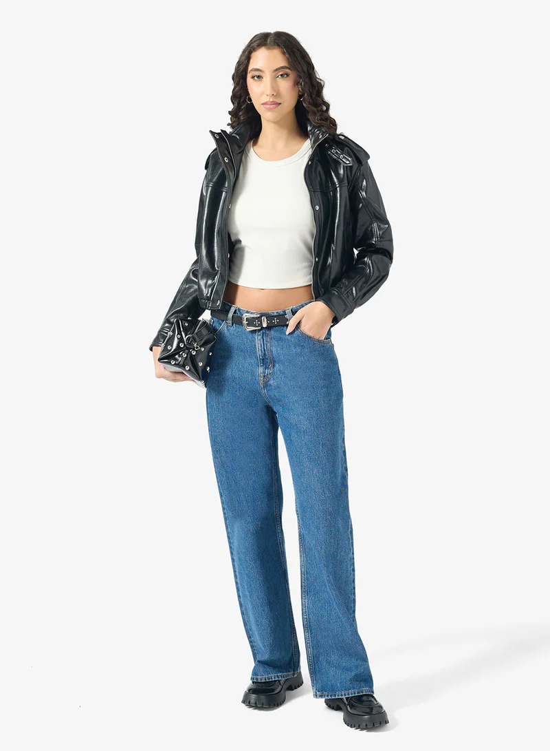 ONLY  Faux Leather Jacket for Women | Best Price UAE