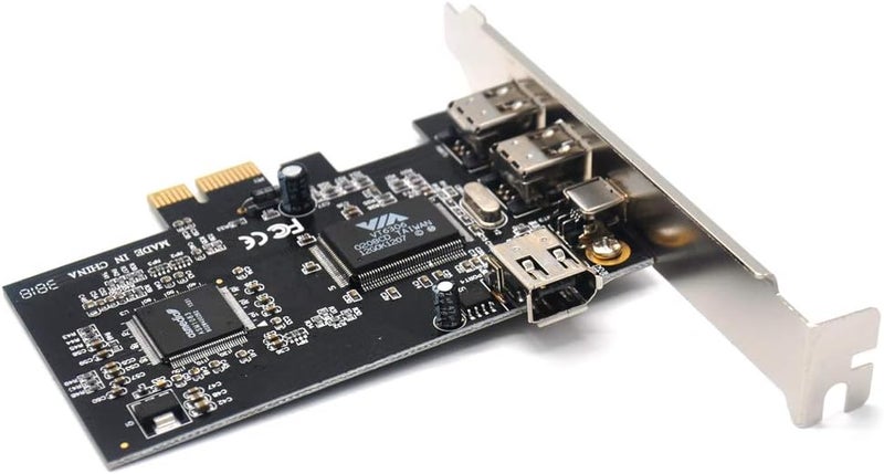 Pardarsey Padarsey PCIe 3 Ports 1394A Firewire Expansion Card, PCI Express (1X) to External IEEE 1394 Adapter Controller (2 x 6 Pin + 1 x 4 Pin) with Low Profile Bracket for Desktop PC and DV Connection - Image 4