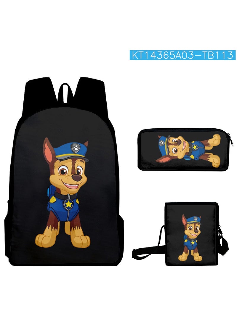 PAW PATROL - 【 School Season 】Paw Patrol Kids Cartoon Backpack Student Bag Crossbody Bag Pencil Case Back-to-school Must-have Three-piece Set Suitable for 14-inch Laptop Casual Bag Travel Bag - Image 1