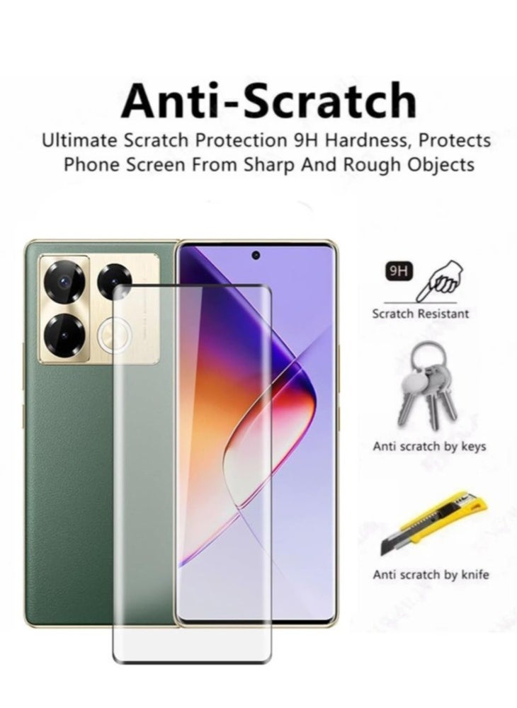 Generic - [2 Pack]Screen Protecto for Infinix Note 40 Pro 5G Scratch Resistant, Tempered-Glass Screen Protector - Image 1