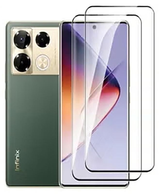 [2 Pack]Screen Protecto for Infinix Note 40 Pro 5G Scratch Resistant, Tempered-Glass Screen Protector - Image 1