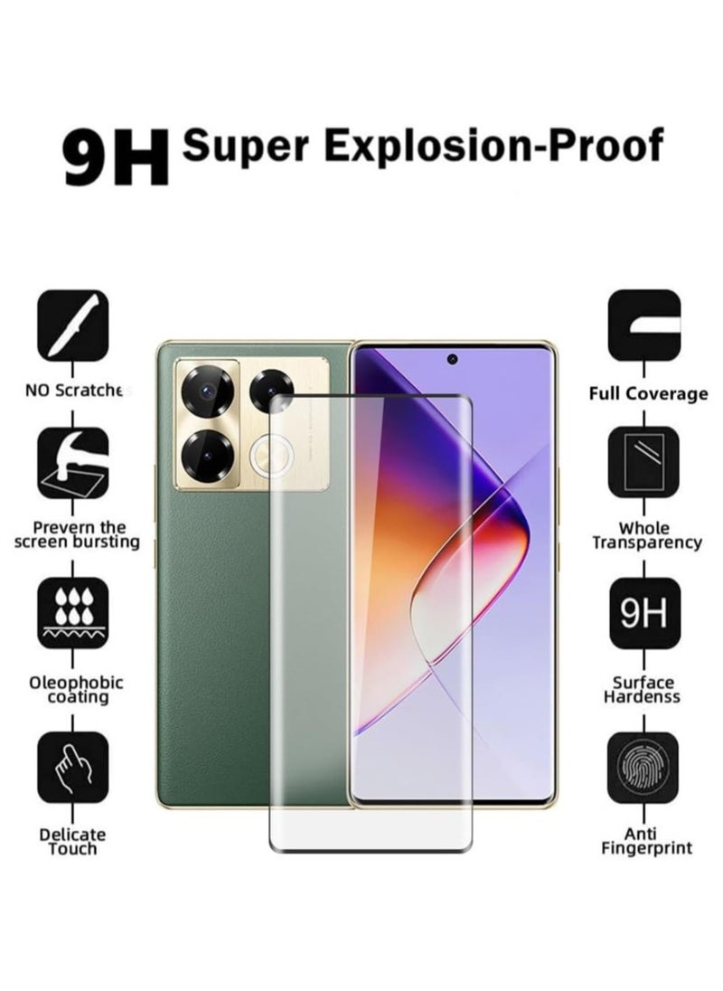 Generic - [2 Pack]Screen Protecto for Infinix Note 40 Pro 5G Scratch Resistant, Tempered-Glass Screen Protector - Image 1