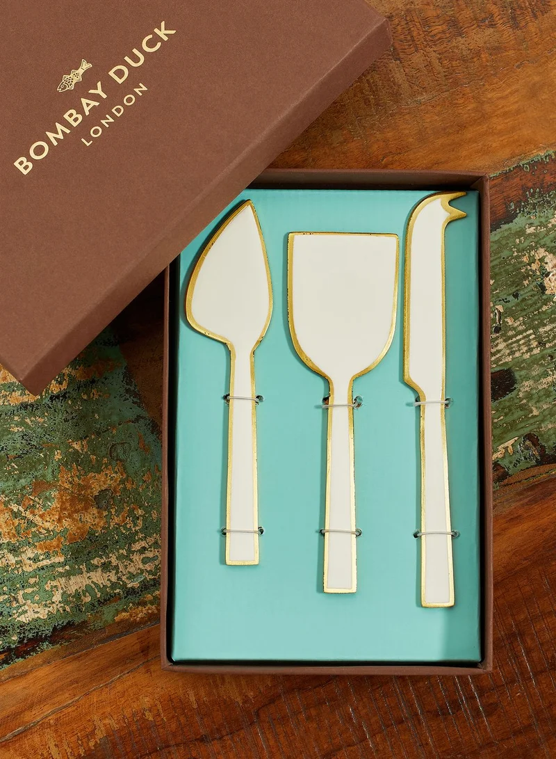 Bombay Duck Set of 3 Cheese Knives