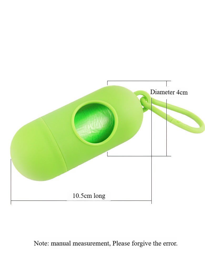 أولدجان حقيبة الكلب ( 5 لفات ) منتجات الحيوانات الأليفة الكلب بما في ذلك 1 موزع قابل للتعديل الخضراء ، سوبر سميكة وقوية ، 100 ٪ مانعة للتسرب ، قابلة للتحلل كيس القمامة - Image 2